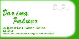 dorina palmer business card